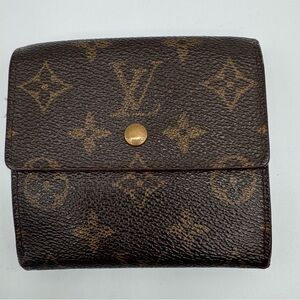 Louis Vuitton Brown Monogram Wallet | Fair Condition